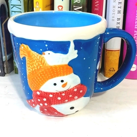 ST. NICHOLAS SQUARE SNOWMAN TURTLEDOVE HOLIDAY COFFEE MUG SIZE 20oz. - Picture 6 of 6